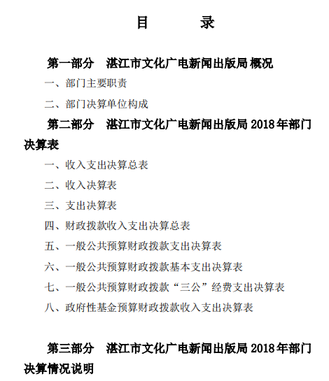 2018年湛江市文化廣電新聞出版局部門決算.png