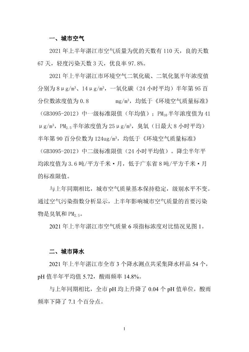 2021年上半年湛江市生態(tài)環(huán)境質(zhì)量簡(jiǎn)報(bào)_2.JPG