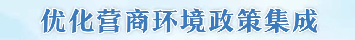 優(yōu)化營(yíng)商環(huán)境政策集成