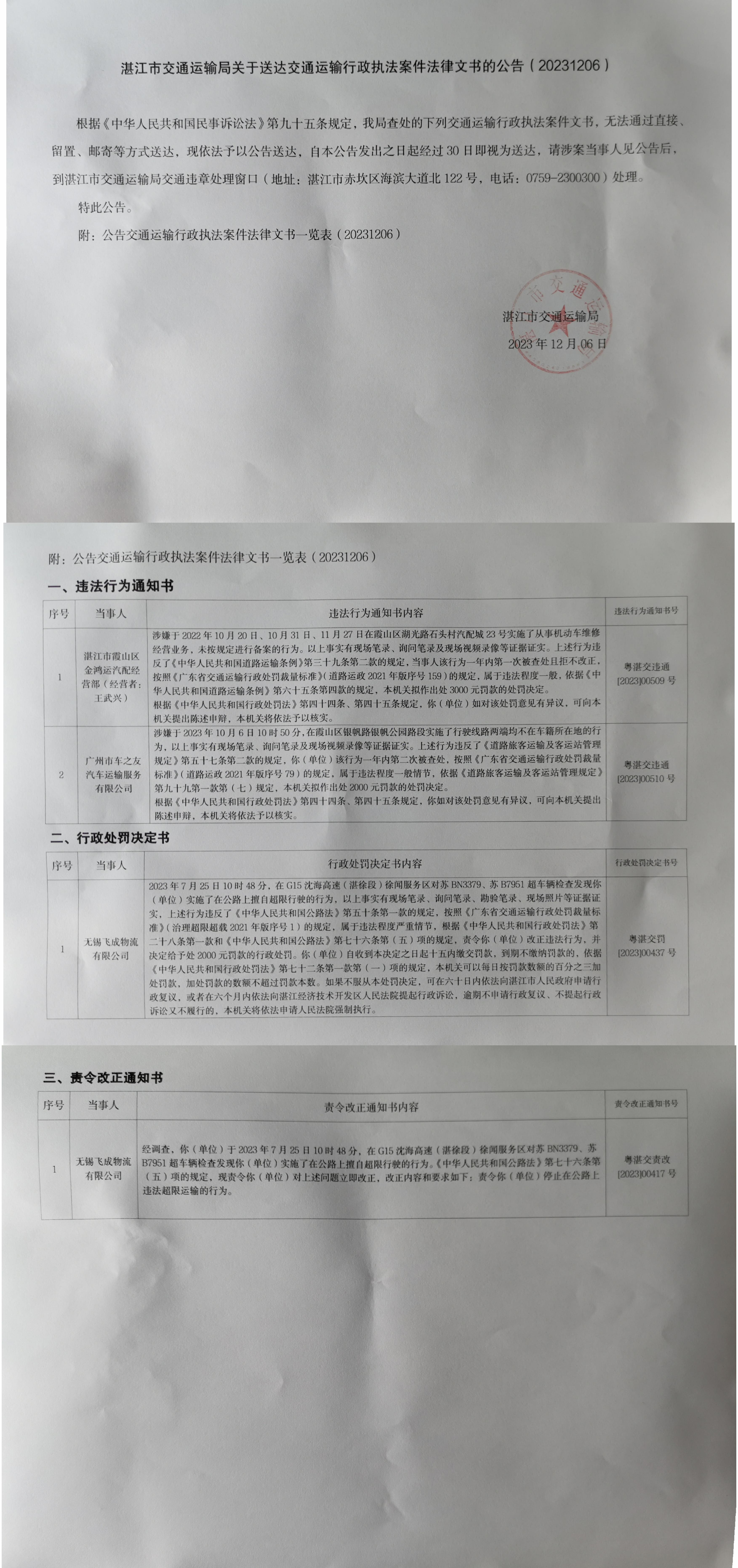 湛江市交通運(yùn)輸局文書送達(dá)公告20231206_1.jpg