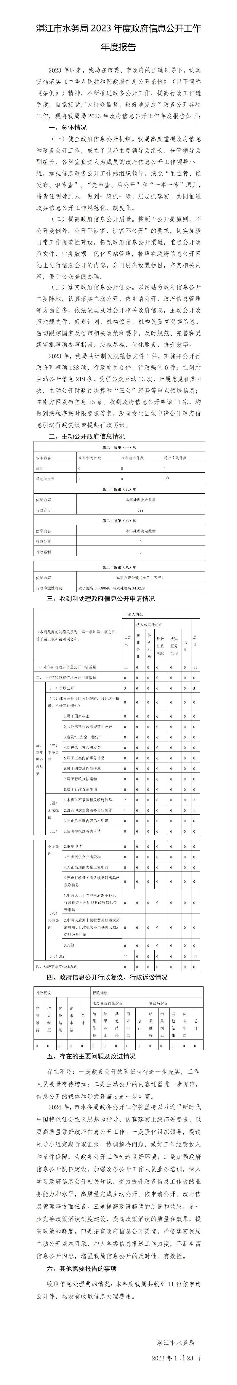 湛江市水務(wù)局2023年政府信息公開工作年度報(bào)告_01.jpg