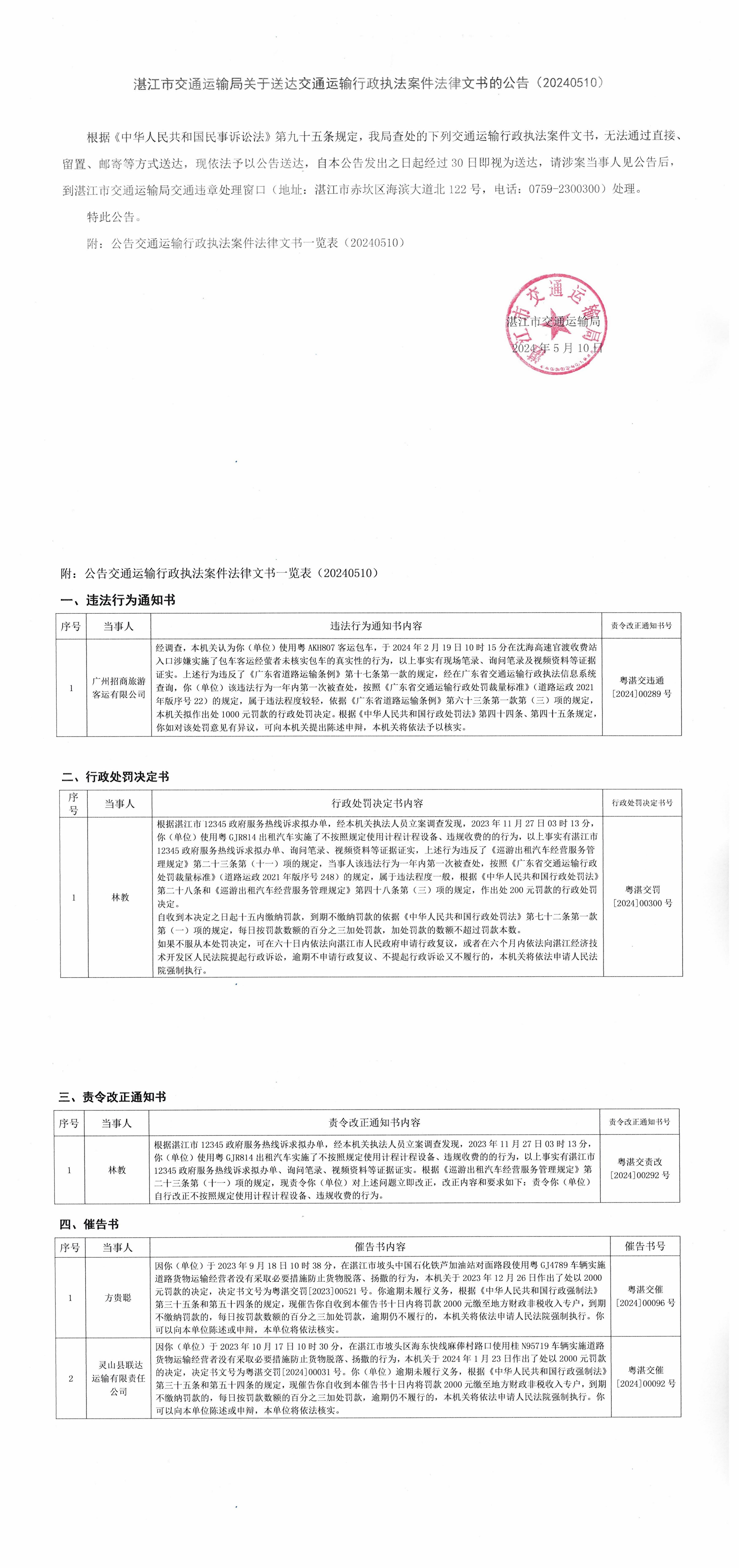 湛江市交通運(yùn)輸局文書送達(dá)公告20240510.jpg