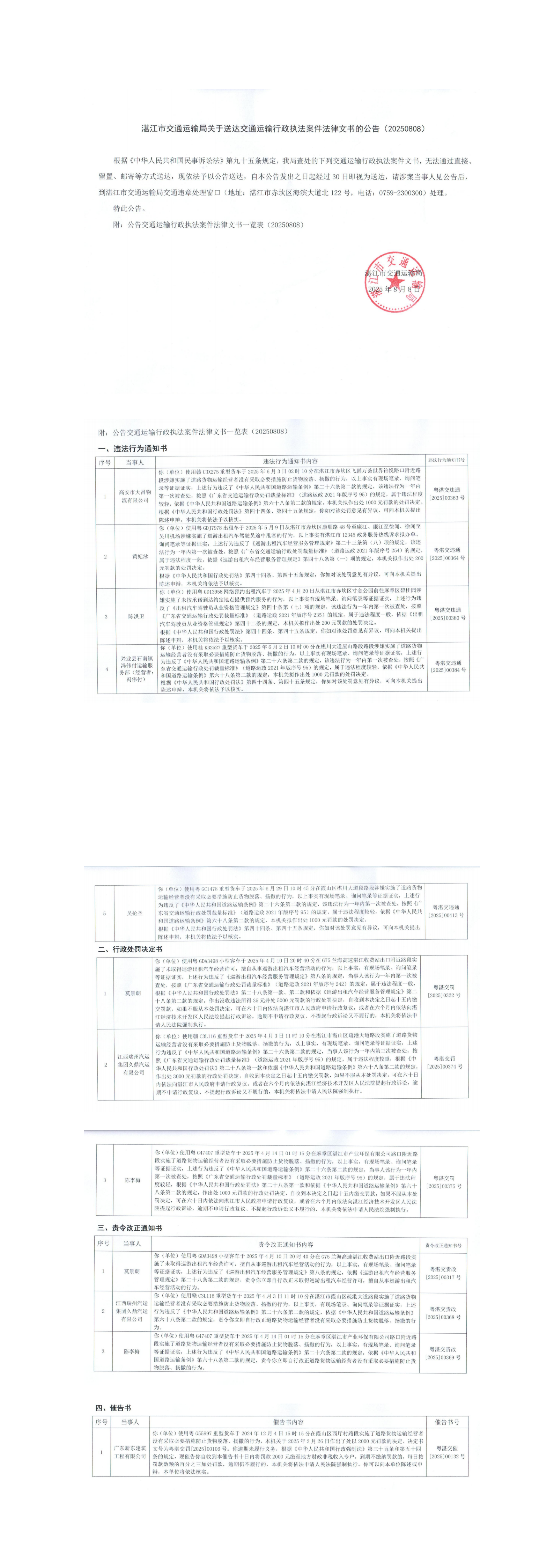 湛江市交通運(yùn)輸局文書送達(dá)公告20250808_00.png