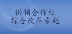 廣東省供銷(xiāo)合作社改革專(zhuān)題